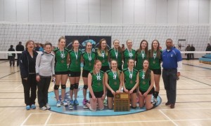 St. David's captured the Junior Volleyball crown on February 12, 2014 at St. Mary's High School (vs. Resurrection)